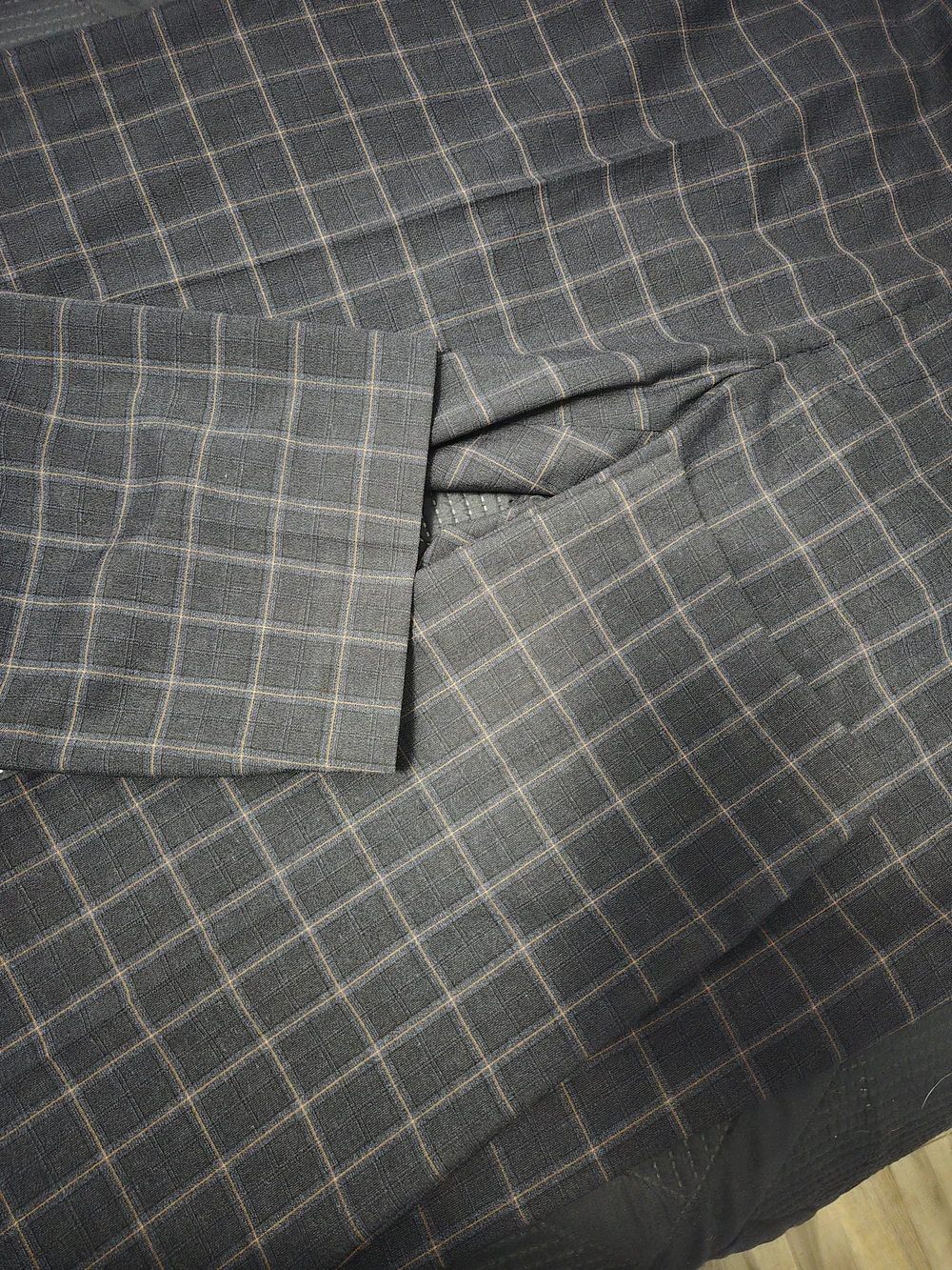 Sean John NWT Gray Windowpane Dress Pants #432